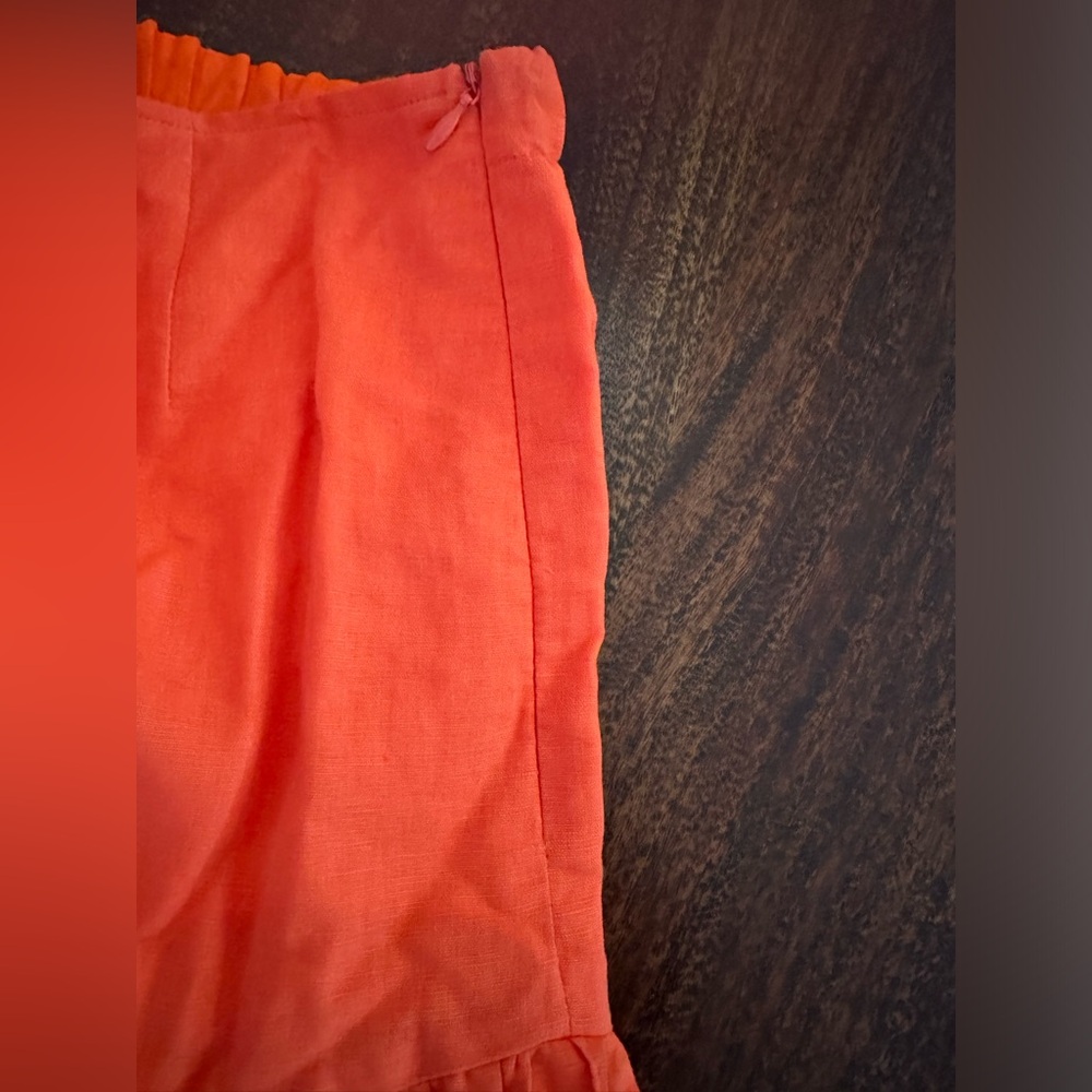 Lost + Wander papaya ruffle shorts - Picture 8 of 12